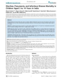 Diarrhea, Pneumonia, and Infectious Disease Mortality in Children Aged 5 to 14 Years in India