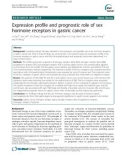 Expression profile and prognostic role of sex hormone receptors in gastric cancer