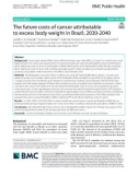 The future costs of cancer attributable to excess body weight in Brazil, 2030-2040