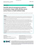 Real-life clinical management patterns in extensive-stage small cell lung cancer across France: A multi-method study