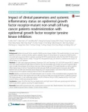 Impact of clinical parameters and systemic inflammatory status on epidermal growth factor receptor-mutant non-small cell lung cancer patients readministration with epidermal growth factor receptor tyrosine kinase inhibitors