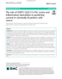 The role of EORTC QLQ-C15-PAL scores and inflammatory biomarkers in predicting survival in terminally ill patients with cancer