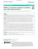 INHBA is a prognostic predictor for patients with colon adenocarcinoma