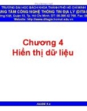 Bài giảng ArcGIS cơ bản (ArcGIS 9.x) - Chương 4: Hiển thị dữ liệu