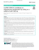 LncRNA SNHG16 contributes to osteosarcoma progression by acting as a ceRNA of miR-1285-3p