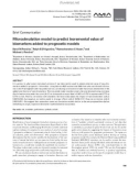 Microsimulation model to predict incremental value of biomarkers added to prognostic models