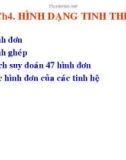 Bài giảng Tinh thể - Khoáng vật: Chương 4 - Võ Viết Văn