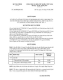 Quyết định số 20/2006/QĐ-BTC