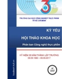 Kỷ yếu hội thảo khoa học Phân ban Công nghệ thực phẩm - Trường Đại học Công nghiệp Thực phẩm Tp. Hồ Chí Minh