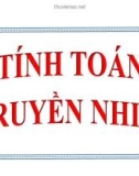 Bài giảng Quá trình và thiết bị CNTP 2: Tính toán truyền nhiệt