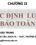 Bài giảng Cơ lý thuyết: Chương 2 - TS. Đặng Hoài Trung