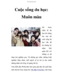 Cuộc sống du học: Muôn màu