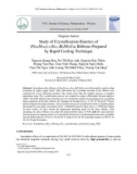 Study of crystallization kinetics of (Fe50Ni50)73.5Si13.5B9Nb3Cu1 ribbons prepared by rapid cooling technique