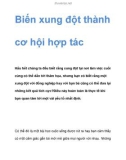 Biến xung đột thành các cơ hội hợp tác