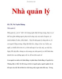 Nhà quản lý