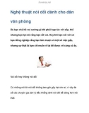 Nghệ thuật nói dối dành cho dân văn phòng