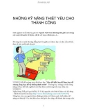 NHỮNG KỸ NĂNG THIẾT YẾU CHO THÀNH CÔNG