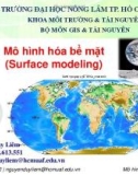 Bài giảng Mô hình hóa bề mặt: Chương 3 - ThS. Nguyễn Duy Liêm