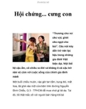 Hội chứng... cưng con