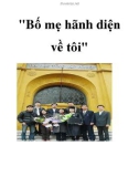 Bố mẹ hãnh diện về tôi