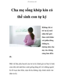 Cha mẹ sống khép kín có thể sinh con tự kỷ