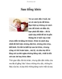 Sau tiếng khóc