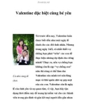 Valentine đặc biệt cùng bé yêu