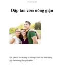 Đập tan cơn nóng giận