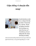 Giận chồng vì chuyện tiền nong!