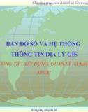 Bài giảng Hệ thống thông tin địa lý (GIS)