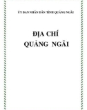 Nghiên cứu địa chí Quảng Ngãi