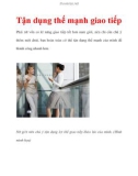 Tận dụng thế mạnh giao tiếp