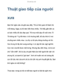 Thuật giao tiếp của người xưa