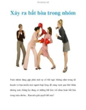 Xảy ra bất hòa trong nhóm