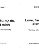 Tình yêu- tự do -một mình- osho