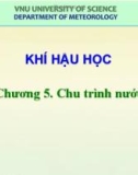 Bài giảng Khí hậu học: Chương 5 – ĐH KHTN Hà Nội