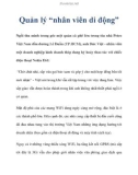 Quản lý 'nhân viên di động'