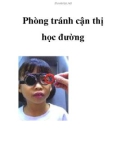 Phòng tránh cận thị học đường