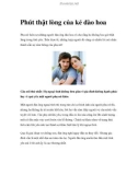 Phút thật lòng của kẻ đào hoa