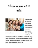 Nồng cay phụ nữ tứ tuần