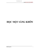 HỌC MỘT SÀNG KHÔN