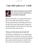 Cuộc chiến quần áo (3 - 4 tuổi)