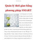 Quản lý thời gian bằng phương pháp SMART