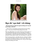 Bạn đã 'cạn tình' với chàng