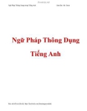 Ngữ Pháp Thông Dụng trong Tiếng Anh