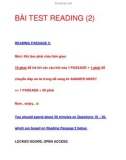 Tài liệu về BÀI TEST READING