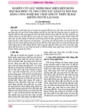 Nghiên cứu quy trình phát hiện biến động đất đai phục vụ cho công tác quản lý đất đai bằng công nghệ bay chụp ảnh từ thiết bị bay không người lái (UAV)