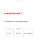 Chủ đề về chim 2