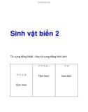 Sinh vật biển 2