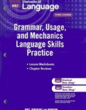 Grammar, Usage, and Mechanics Language Skills Practice phần 1